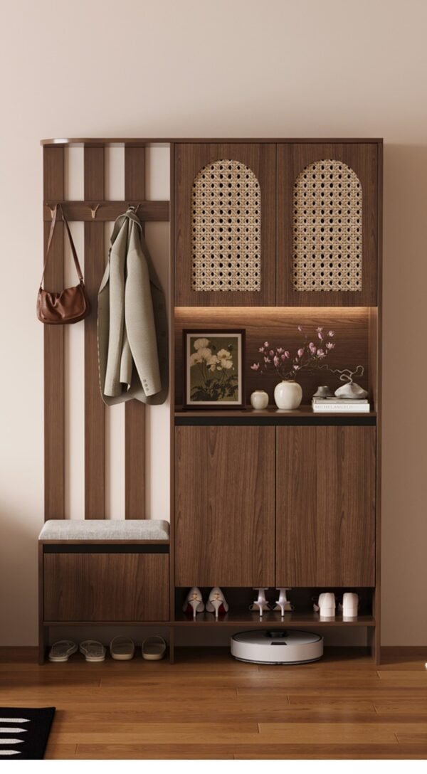 product5 Entrance Hall Cabinet 路 Vine Weaving Left Hanging Clothing Narrow Edition (T803)