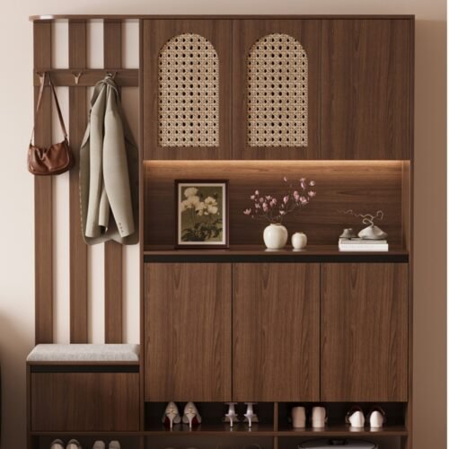product6 Hall Cabinet 路 Vine Weaving Left Hanging Clothing Wide Version (T804)