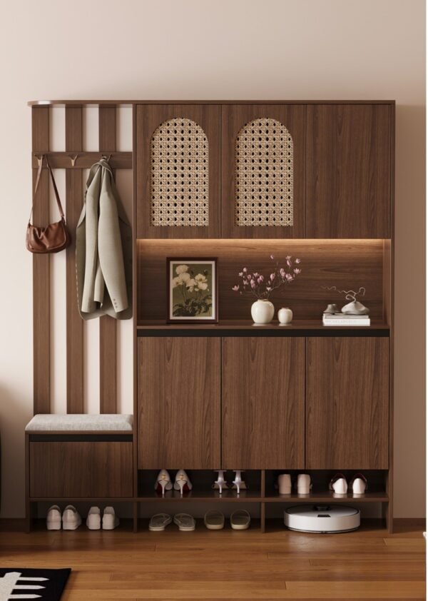 product6 Hall Cabinet 路 Vine Weaving Left Hanging Clothing Wide Version (T804)
