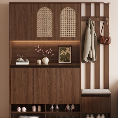 product8 Hall cabinet 路 Vine woven right hanging clothes wide version (T808)
