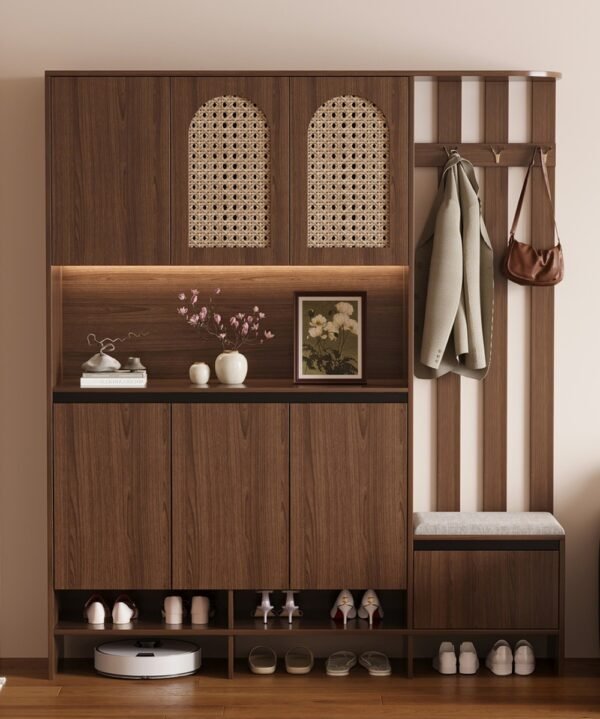 product8 Hall cabinet 路 Vine woven right hanging clothes wide version (T808)